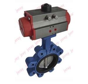 气动蝶阀 气动对夹蝶阀 进口防爆蝶阀
