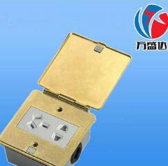 地面插座 翻盖地插座全铜防水弹起地插五孔地面插座 质优价廉