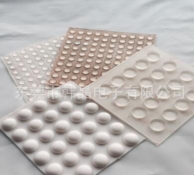 浙江防撞透明玻璃硅胶垫6*2 亚克力展示架防震防滑硅胶脚垫10*1.