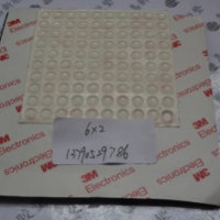 厂家直销 高品质半球形硅胶垫透明脚垫 单面背3M强力胶胶垫 批发