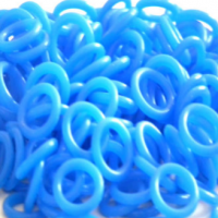 厂家直销环保食品级彩色橡胶圈指尖陀螺用胶圈o型圈现货包邮