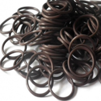 厂家直销橡胶密封圈耐酸碱腐蚀棕色氟胶O型密封圈佛山现货