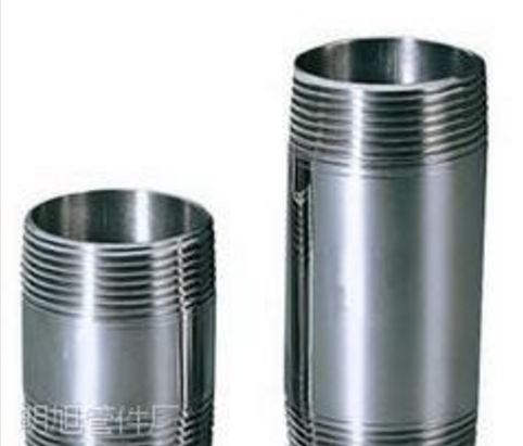 不锈钢丝扣管件，双头外丝