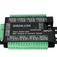 厂家直销LED控制器WS24LU3A解码器24通道RGB灯带模组控制器DMX512