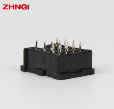PY14-02 PYF14A小型中间继电器插座MY4N-J NJ焊接尖脚底座子HH54P