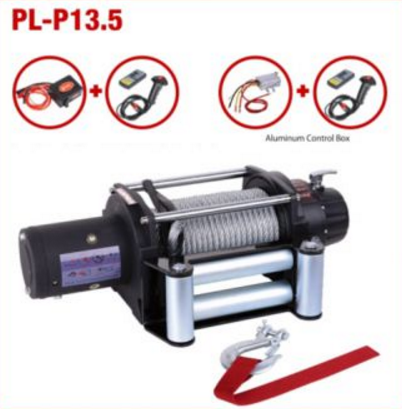 供应厂家供应直流12伏/24伏13500磅越野电动绞盘