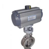 供应D673气动对夹硬密封蝶阀