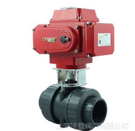 电动PVC球阀，电动塑料球阀