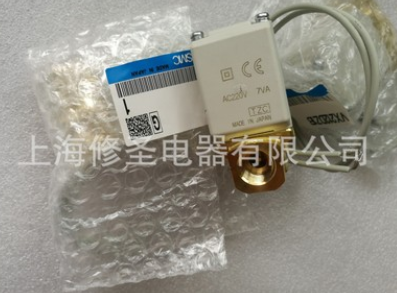 原装SMC电磁阀VX212DZ1B替代VX212FZ1B 220VAC正品直通式二通阀