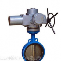 供应博纳斯D971X-10/16对夹式软密封电动蝶阀