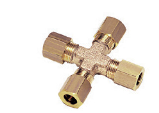 派克parker乐可利legris气动等径十字形四通接头0107