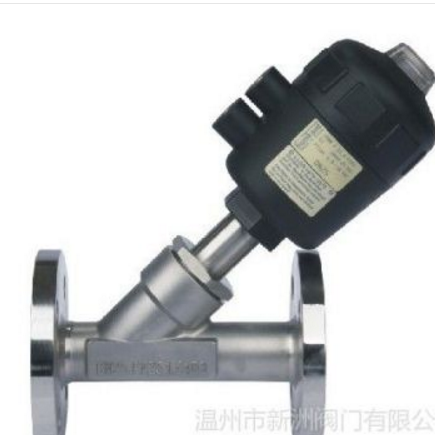 供应气动法兰角座阀塑料头