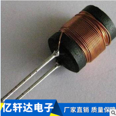厂家直销 亿轩达电感制造10*16L/1MH工字电感 插件电感多层平绕式