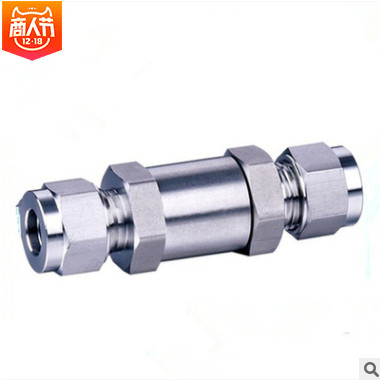 不锈钢304卡套单向阀/304不锈钢卡套止回阀/卡套阀门