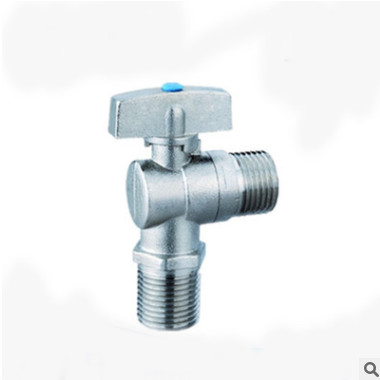 【顺水】脸盘厨房冷热水通用三角阀 黄铜球芯角阀 家装黄铜止水阀