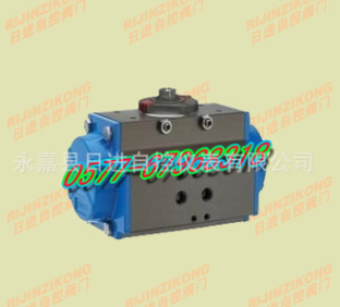 AT气动执行器，气动三通阀门，气动专用水泥蝶阀，气动螺纹球阀