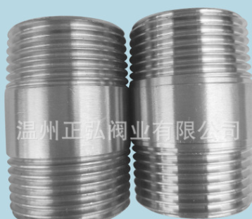 316L不锈钢双头外丝 1/2对丝 4分外螺纹直接 加厚管子外丝延长管