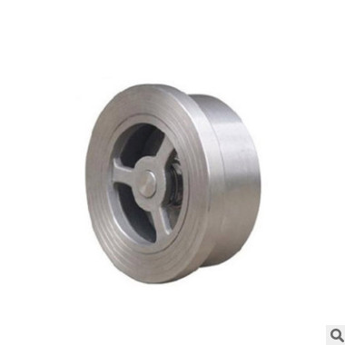 304对夹式止回阀H71W-16P 不锈钢单向阀 不锈钢逆止阀 弹簧止回阀