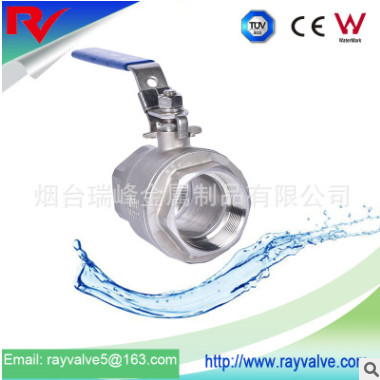 精密铸造两片式球阀PN63 BSP NPT