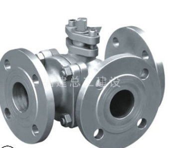 直销三通液压球阀 双向流动L型三通球阀化工专用液压三通法兰球阀