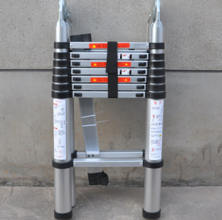 供应多功能5米关节两用伸缩梯 工程梯2.5+2.5M铝合金梯子