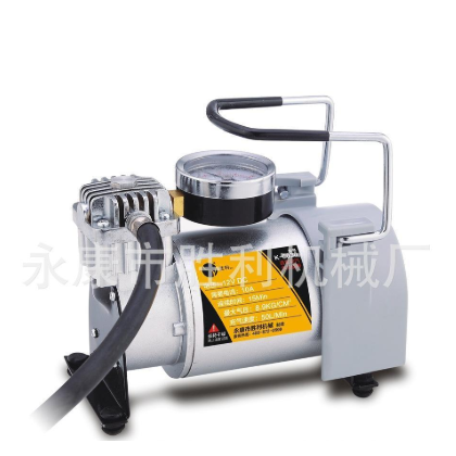 a供应 12V单缸金属车载充气泵 汽车打气泵3