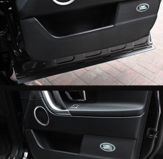 路虎发现神行 揽胜运动 极光 发现4车门防踢垫门板喇叭防刮垫改装