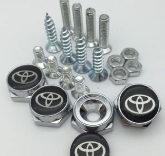 供应 汽车牌照螺丝 丰田专用车牌架 防盗固封螺丝 牌照框螺丝