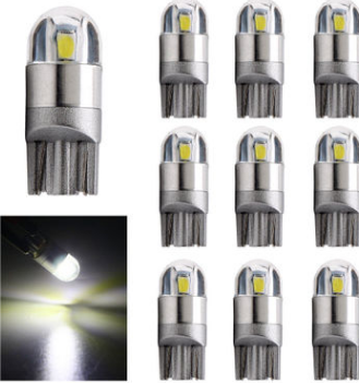 外贸爆款 汽车LED灯泡 3030 2SMD W5W T10 12V 示宽灯