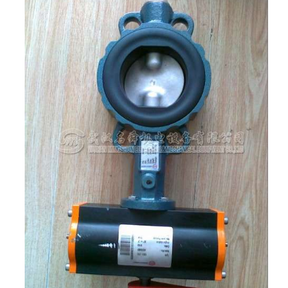 德国依博罗EBRO气动阀门Z014-A DN125，EBRO高性能双偏心三偏心蝶阀