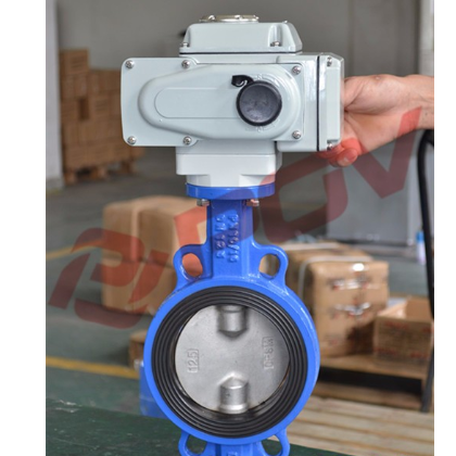 上海上晋公司专业 d971x对夹式电动蝶阀