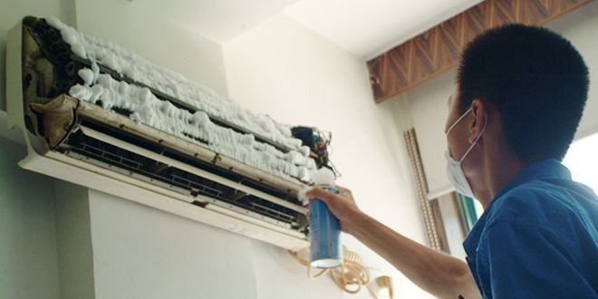 城阳区中央空调专业清洗哪家好|市北区营信达