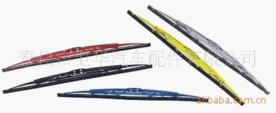 供应彩色通用车型雨刷片 雨刮器