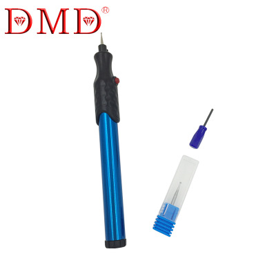 迷你电磨机 微型雕刻机玻璃金属 刻字笔蓝色