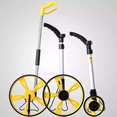 厂家生产高档12寸数显测距轮 轮式测距仪 手推测距轮量测公路可定