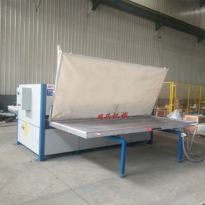 明兴金属货架木纹转印机 参加江苏常熟货架展会