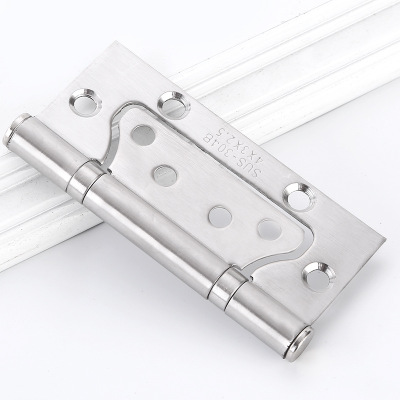 4寸不锈钢静音轴承 合页套装 弹簧隐形门加厚关闭暗门器门吸铰链
