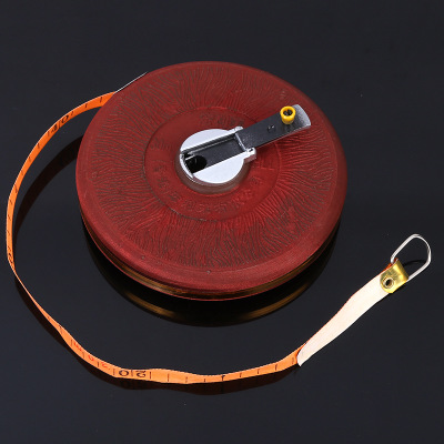 三圈卷尺 布尺 皮尺TA-B 胶布壳布卷尺20米30米50米100米厂家直销