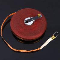 三圈卷尺 布尺 皮尺TA-B 胶布壳布卷尺20米30米50米100米厂家直销