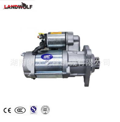 三一挖掘机配件 原厂起动马达898141-2061 6D34电机ME049303