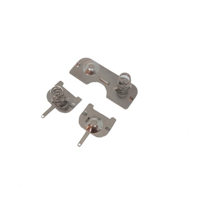 东莞五金冲压件18650电池片大号2号电池弹片不锈钢弹片电池接触片