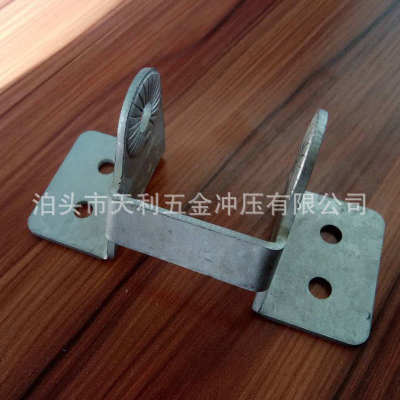 定做304不锈钢精密冲压件 不锈钢五金固定支架 带罩汽车灯支架