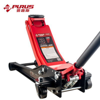 重型卧式液压千斤顶工具普路斯3T4T汽车起重装卸工具双泵芯批发