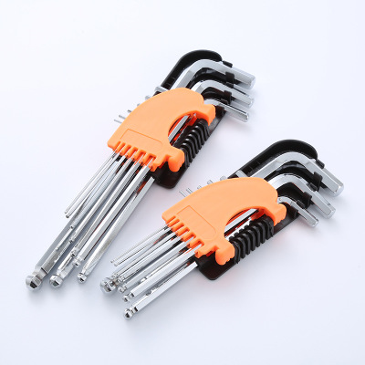 短款中长特长内六角套装球头套装 内六角平头套装球头套装9件套