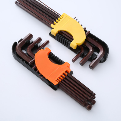 厂家自产自销 S2进口古铜色球头套装内六角扳手