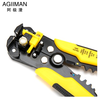 厂家直销8寸自动剥线钳多功能钳子手动压接钳电工五金工具 剥线槽