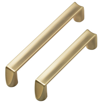 北欧轻奢衣柜门拉手美式黑红古橱柜抽屉把手全屋定制高端五金拉手