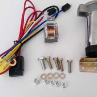 厂家直销两管金属汽车气喇叭摩托车超响汽笛12v改装通用