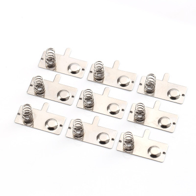 5号电池片27x12连片 银色铁镀镍导电片 筋膜枪冲压件导电片