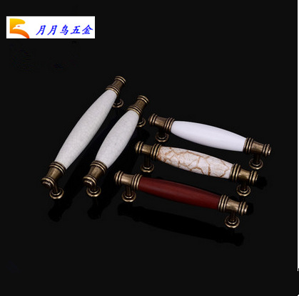 厂家直销 中式仿古铜拉手红木实木拉手欧式衣橱门抽屉把手